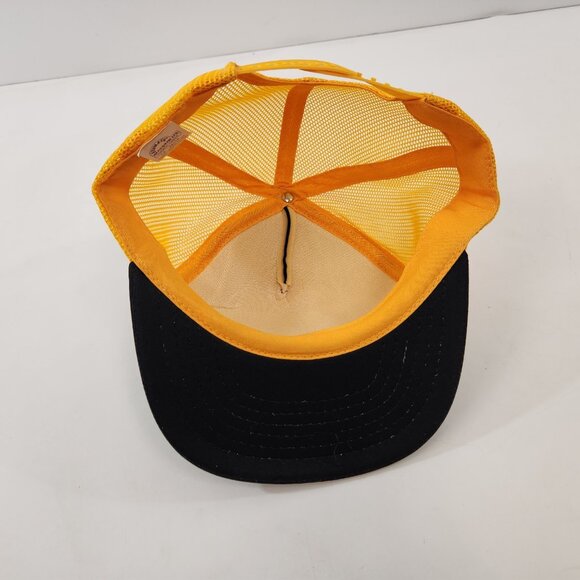 Trans Western Express Trucker Hat Mesh Back Black Vtg 1980 Unisex Adjustable - Picture 9 of 9